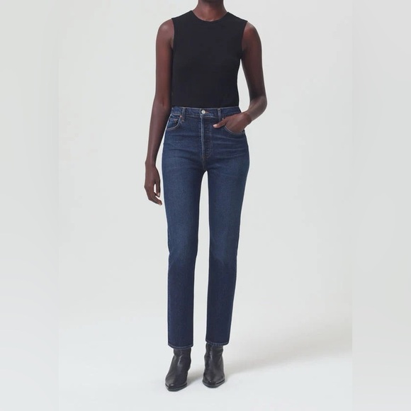 Agolde Denim - Agolde Riley Hi-Rise Straight Divided. Size 31. NWT